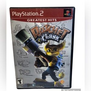 Play Station 2 Ratchet & Clank Greatest Hits tested no manual